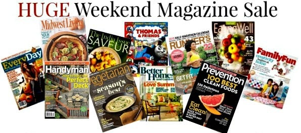 $1 Weekend Magazine Sale