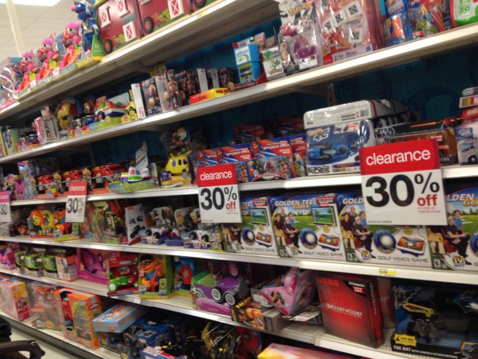 Target: 50% off clearance toys
