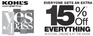 kohls coupon