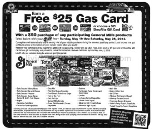 ShopRite Gift Card Deal 2013