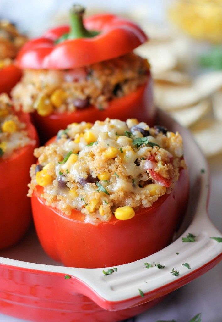 Quinoa Stuffed Bell Peppers