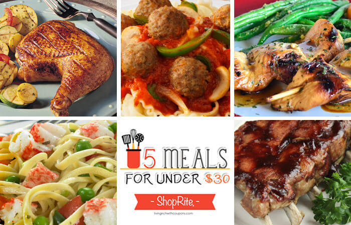 5 Meals for Under $30 at ShopRite