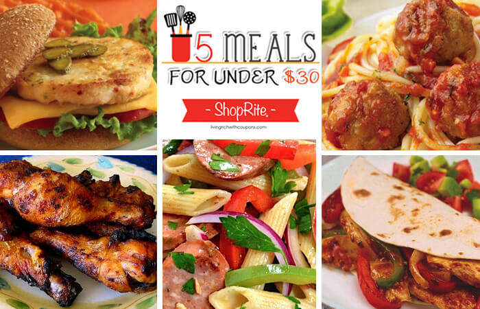 5 Meals for Under $30 at ShopRite