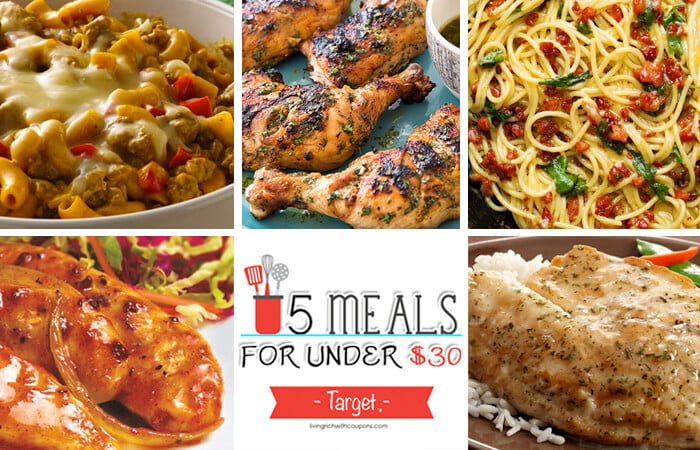 5 Meals for Under $30 at Target