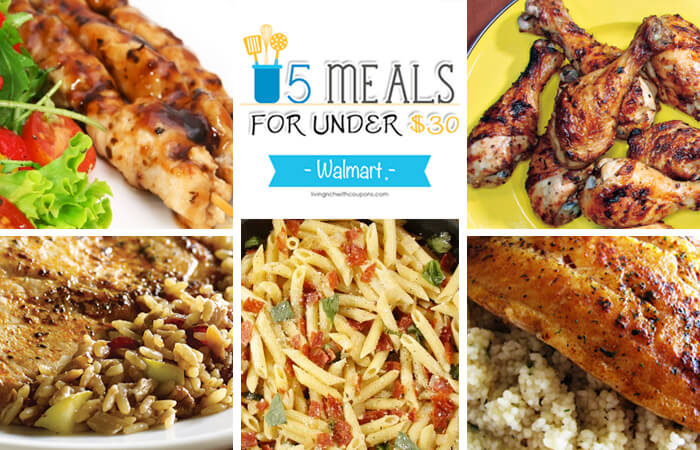 5 Meals for Under $30 at Walmart