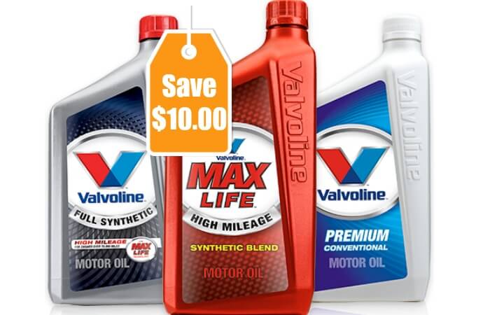 New 10 2 Valvoline Motor Oil Coupon Walmart Deal Living Rich With 