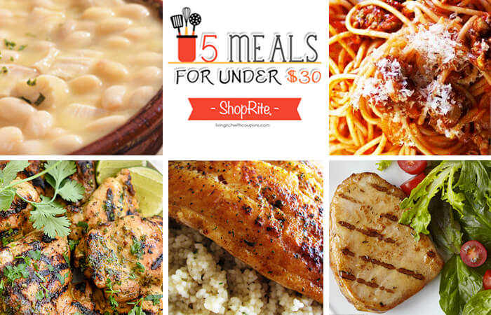 5 Meals for Under $30 at ShopRite