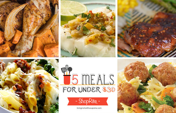 5 Meals for Under $30 at ShopRite