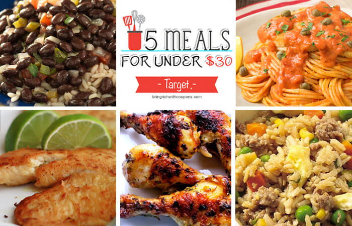 5 Meals for Under $30 at Target