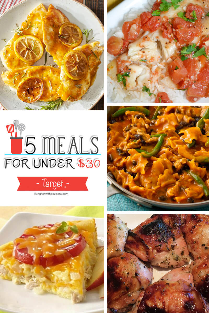 5 Meals for Under $30 at Target