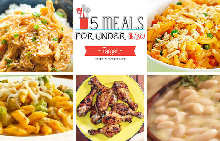 5 Meals for Under $30 at Target