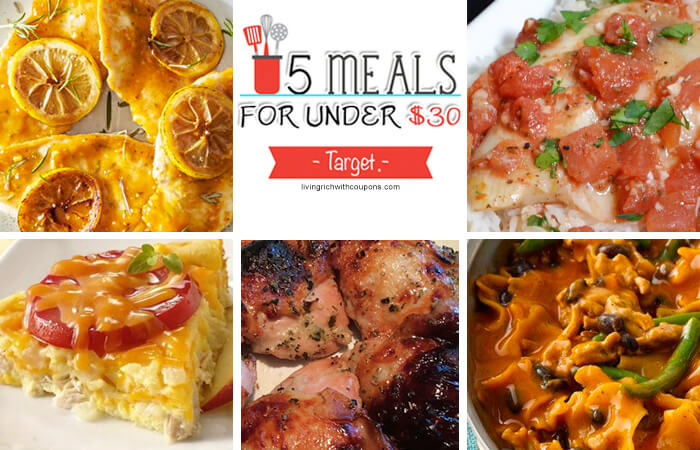 5 Meals for Under $30 at Target