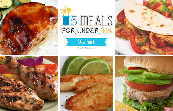 5 Meals for Under $30 at Walmart