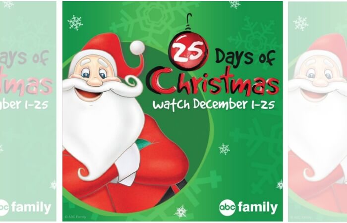 25 days of chirstmas schedule