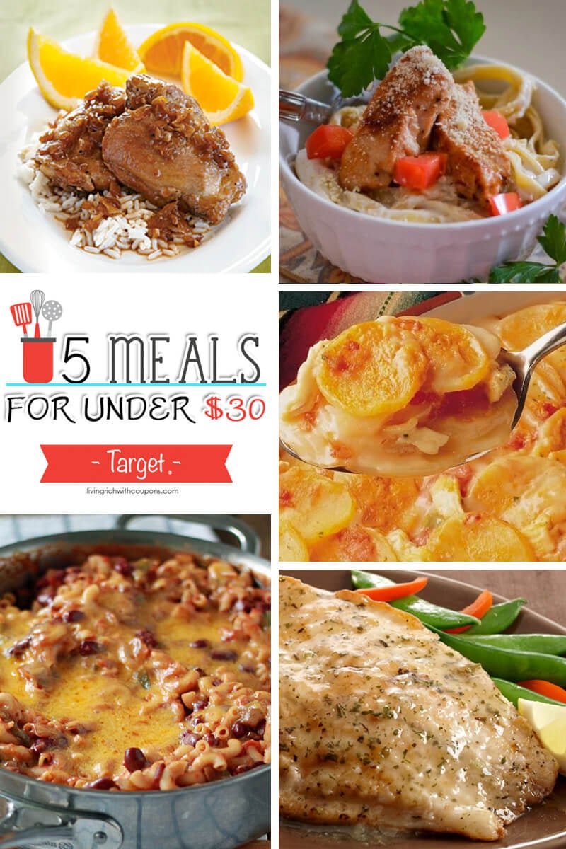 5 Meals for Under $30 at Target