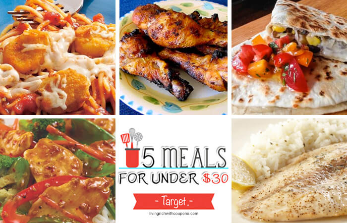 5 Meals for Under $30 at Target