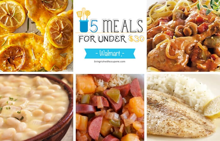 5 Meals for Under $30 at Walmart