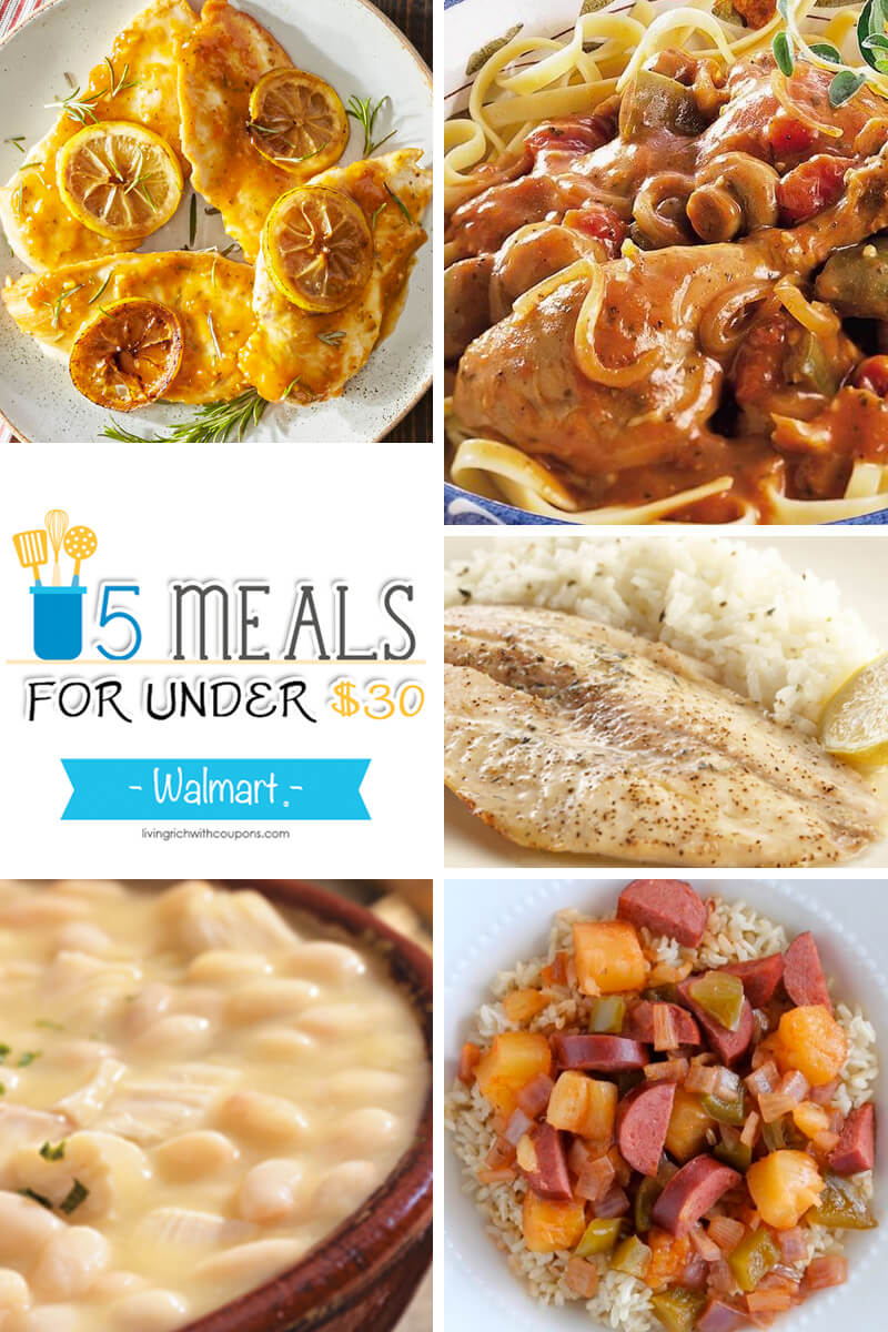 5 Meals for Under $30 at Walmart