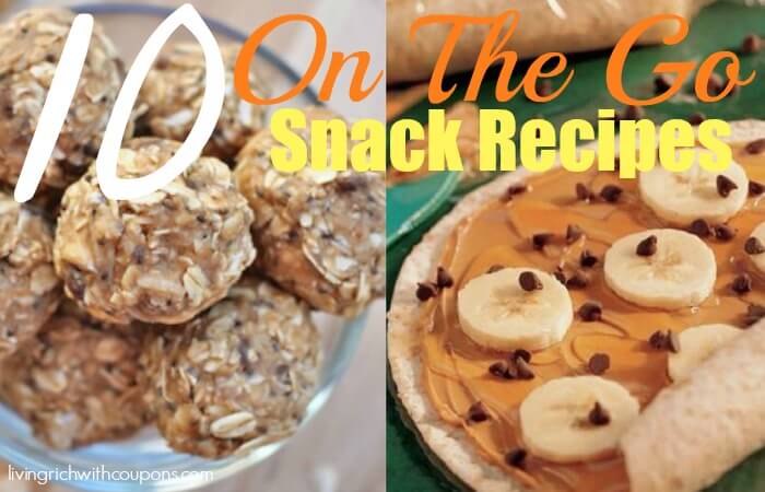 on the go snack recipes