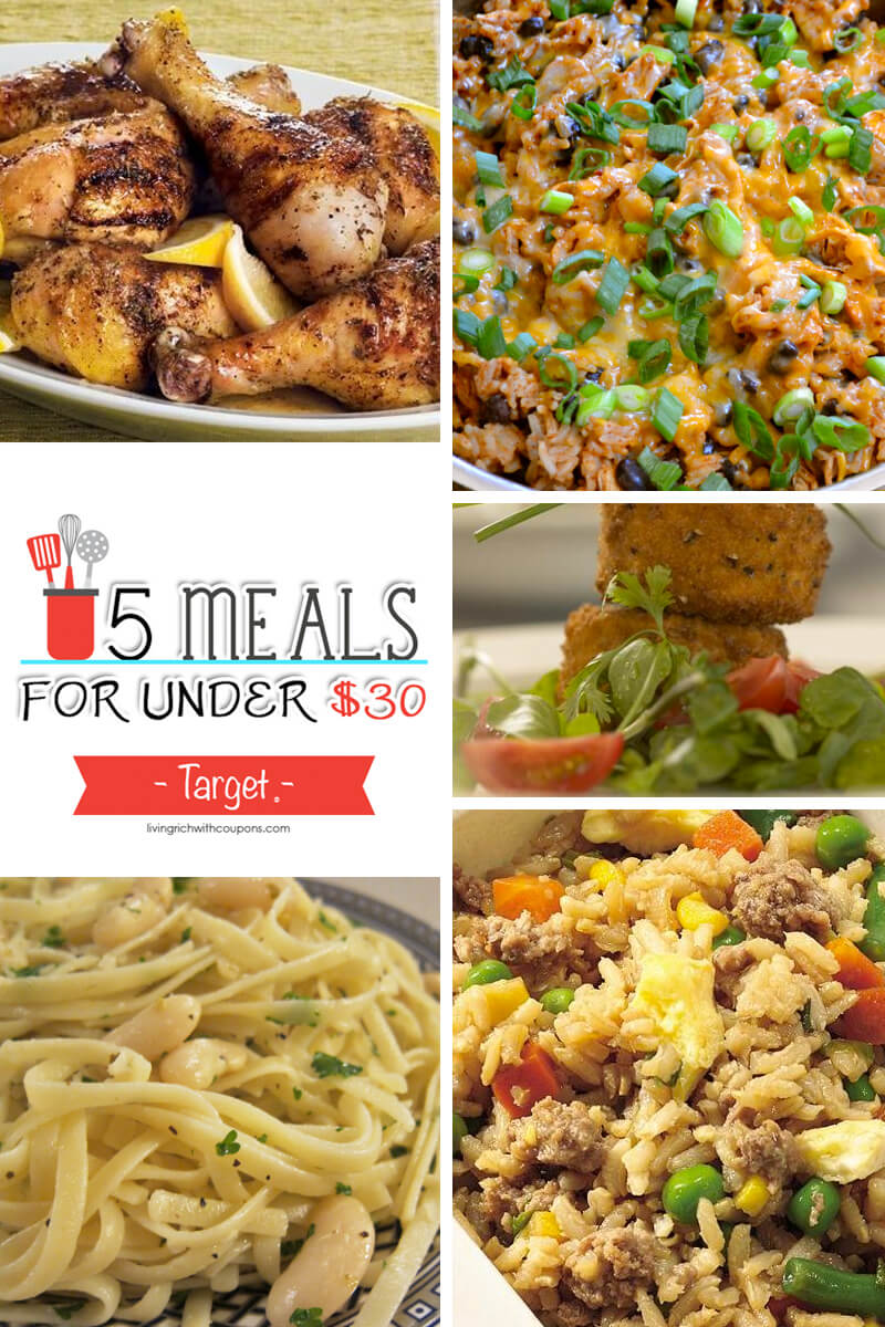 5 Meals for Under $30 at Target