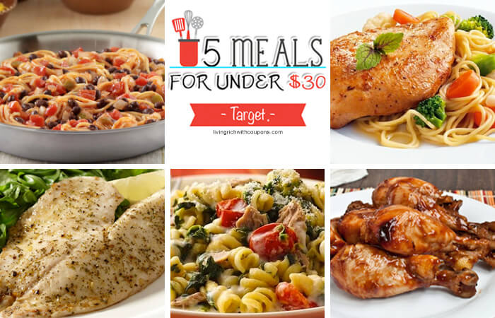 5 Meals for Under $30 at Target