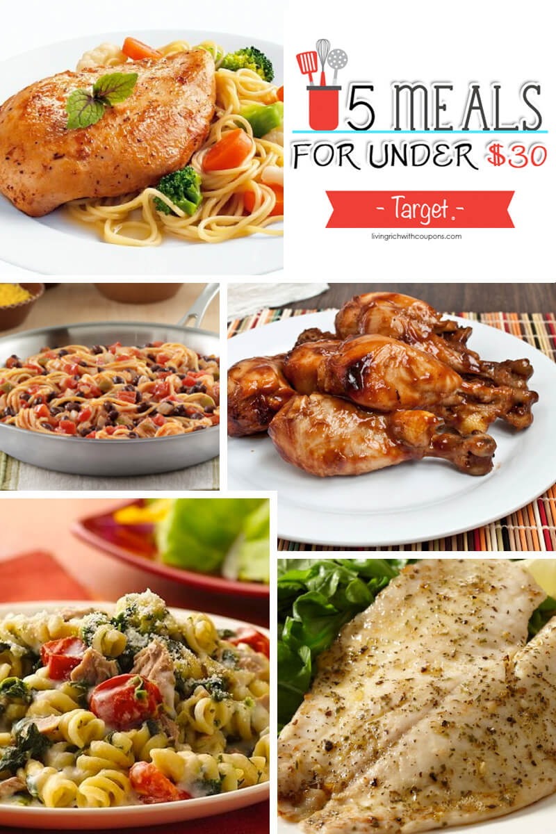 5 Meals for Under $30 at Target