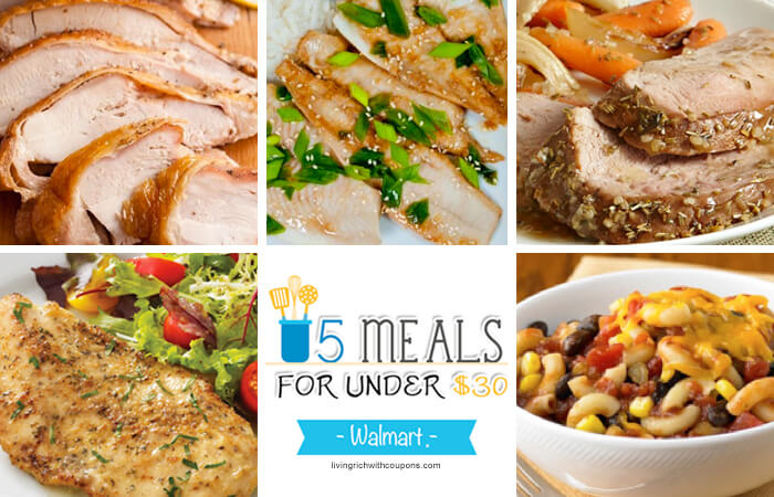 5 Meals for Under $30 at Walmart