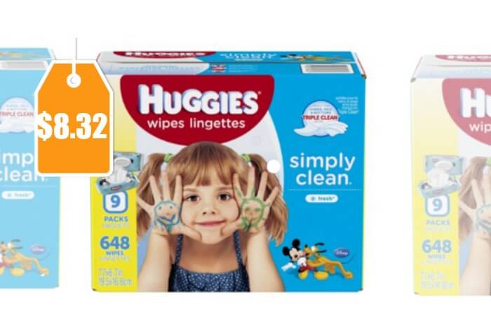 huggies simply clean baby wipes