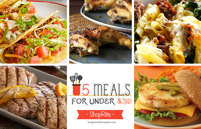 5 Meals for Under $30 at ShopRite