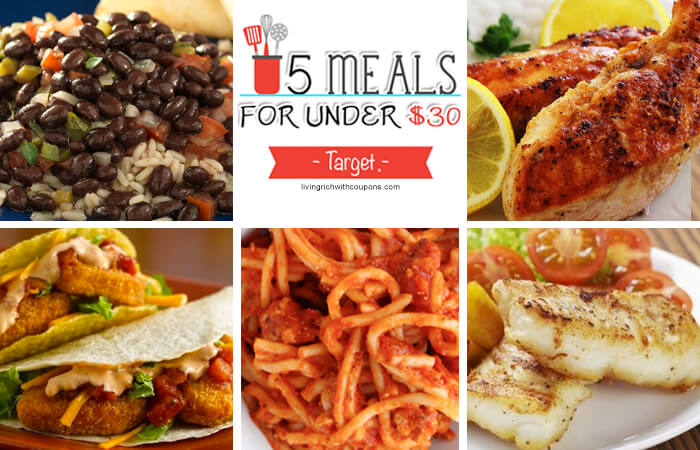 5 Meals for Under $30 at Target