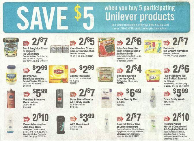 unileverstopshopinstantsavings