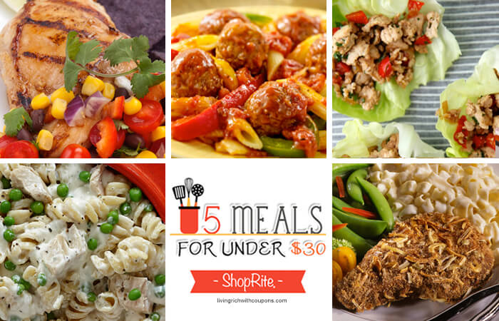 5 Meals for Under $30 at ShopRite