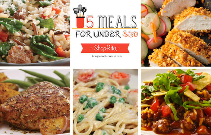 5 Meals for Under $30 at ShopRite