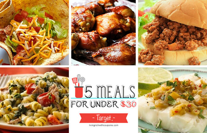 5 Meals for Under $30 at Target