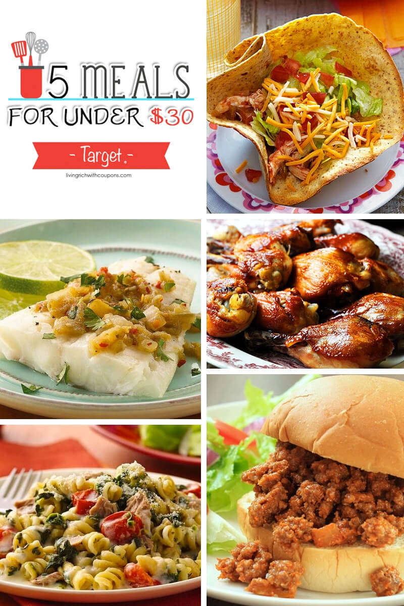 5 Meals for Under $30 at Target