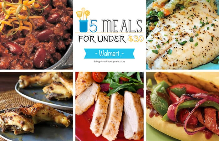 5 Meals for Under $30 at Walmart