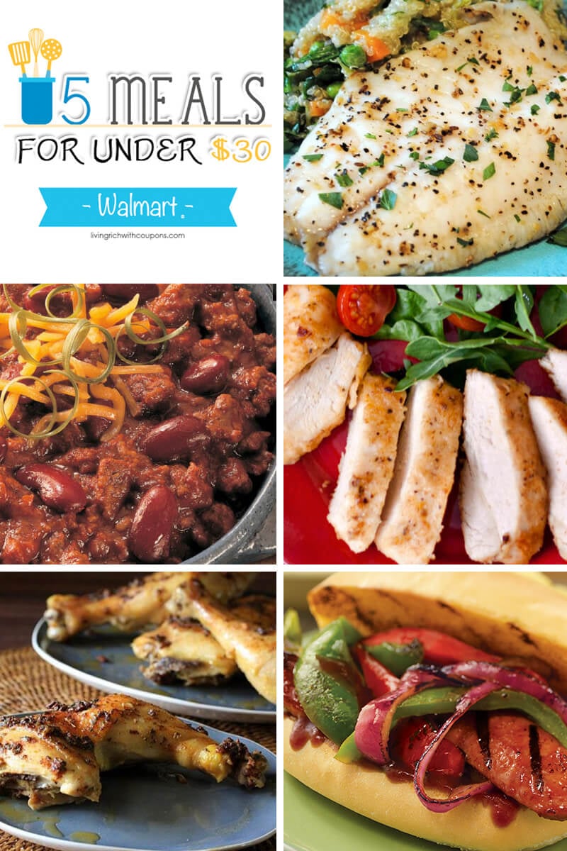 5 Meals for Under $30 at Walmart