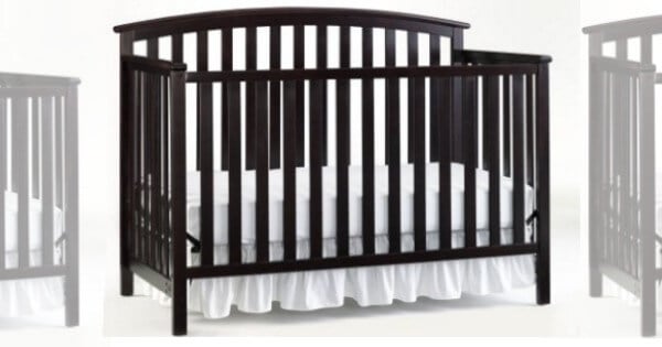 graco freeport convertible crib espresso