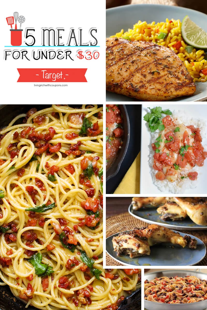 5 Meals for Under $30 at Target