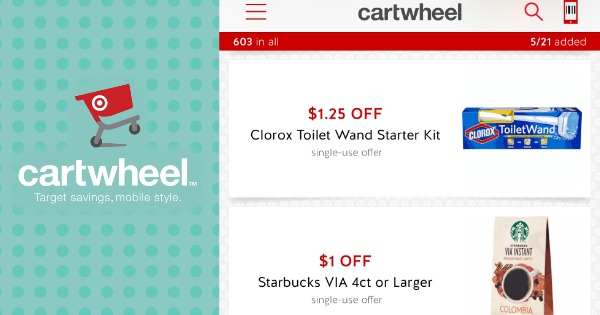 target cartwheel updates