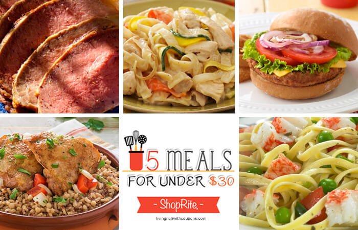 5 Meals for Under $30 at ShopRite