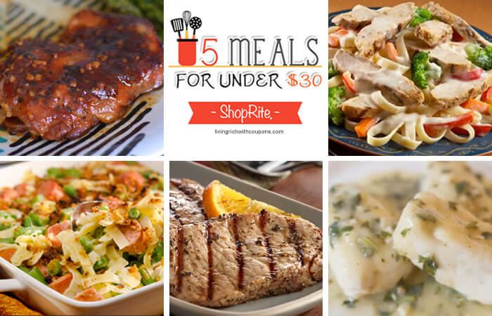 5 Meals for Under $30 at ShopRite