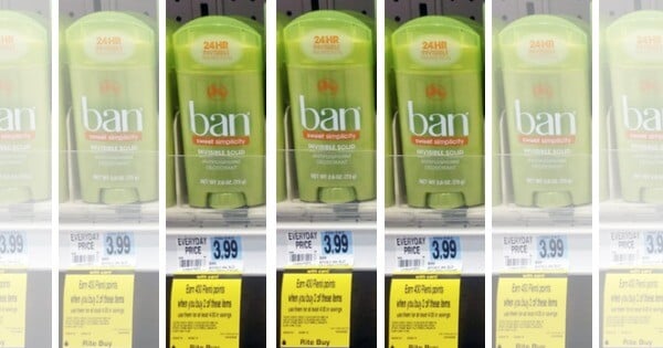 Ban Deodorant Coupon