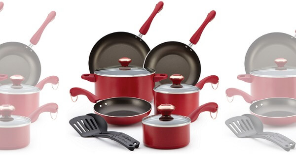 Paula Deen 11-pc. Red Cookware Set $52.97 (Reg. $160) + Free