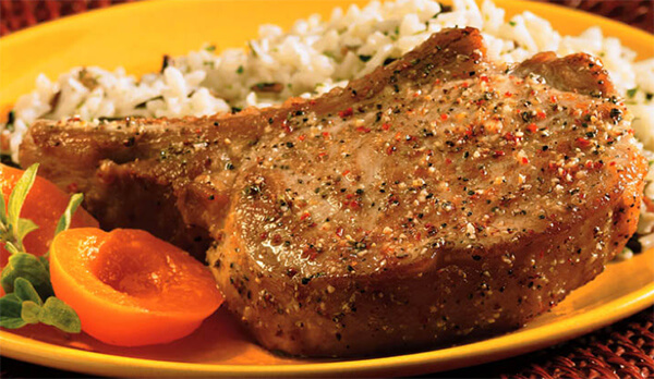 Garlic Pepper Pork Chops