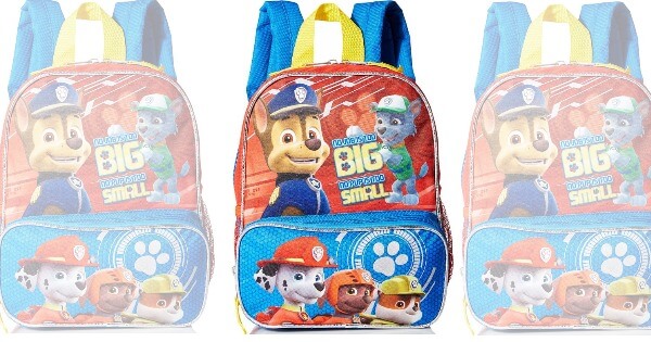 paw patrol 10 inch backpack