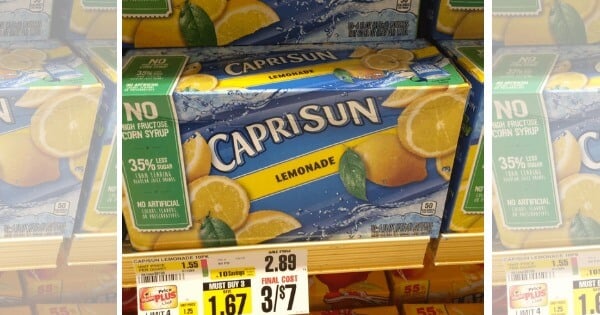 Capri Sun 10pk Juice Pouches Just 1 58 At Shoprite Living Rich With Coupons®