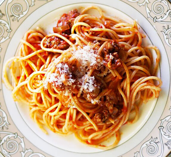 Italian Sausage Spaghetti