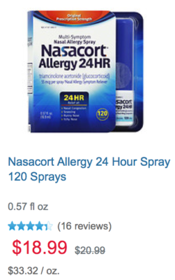 3 New Nasacort Coupons Save $12   Deals at Walgreens Rite Aid and