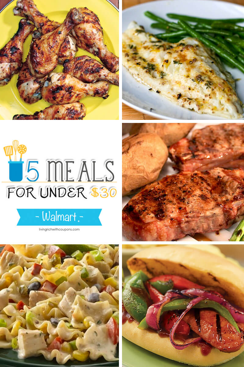 Free Weekly Meal Planning at Walmart